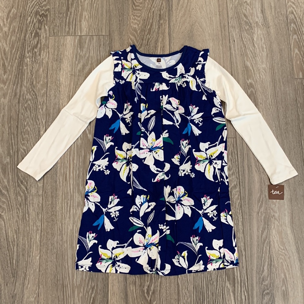 NWT Tea Collection Layered Sleeve Mighty Mini Dress